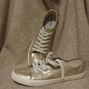 Metallic sneakers